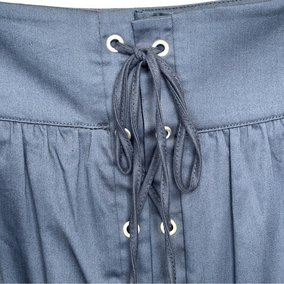 Zara Navy Blue A-line Skirt - Picture 4 of 9